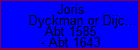 Joris Dyckman or Dijckman