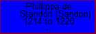 Phillippa de Standon (Sandon)