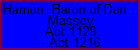 Hamon, Baron of Dunham Massey Massey