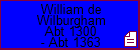 William de Wilburgham