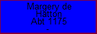 Margery de Hatton