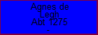 Agnes de Legh