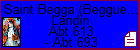 Saint Begga (Beggue) de Landin