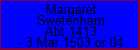 Margaret Swetenham