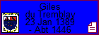Giles du Tremblay