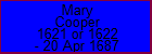 Mary Cooper
