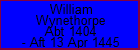 William Wynethorpe