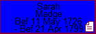 Sarah Madge