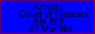 Arnoul I Count of Flanders