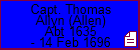 Capt. Thomas Allyn (Allen)