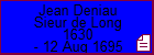 Jean Deniau Sieur de Long