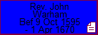 Rev. John Warham