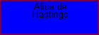 Alice de Hastings