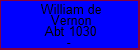 William de Vernon