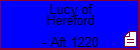 Lucy of Hereford