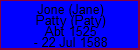 Jone (Jane) Patty (Paty)