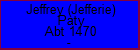 Jeffrey (Jefferie) Paty