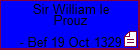 Sir William le Prouz