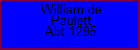 William de Paulett