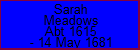 Sarah Meadows