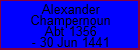 Alexander Champernoun