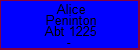 Alice Peninton