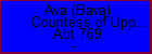 Ava (Bava) Countess of Upper Alsace