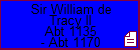 Sir William de Tracy II