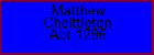 Matthew Chelttleton