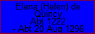 Elena (Helen) de Quincy