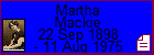 Martha Mackie