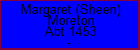 Margaret (Sheen) Moreton