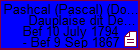 Pashcal (Pascal) (Donat-Paschal) Dauplaise dit Deslauriers