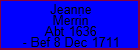 Jeanne Merrin