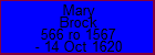 Mary Brock