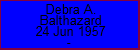 Debra A. Balthazard