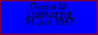 Donna M. Balthazard