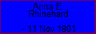 Anna E. Rhinehard