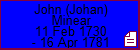 John (Johan) Minear