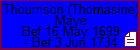 Thoumson (Thomasine) Maye