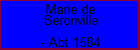 Marie de Seronville