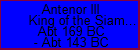 Antenor III King of the Siambri
