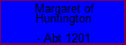 Margaret of Huntington