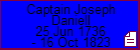 Captain Joseph Daniell