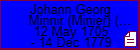 Johann Georg Minnir (Minier) (Minear)
