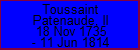 Toussaint Patenaude, II