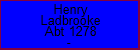 Henry Ladbrooke