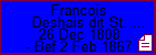 Francois Deshais dit St. Cyr