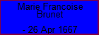 Marie Francoise Brunet