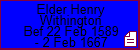 Elder Henry Withington
